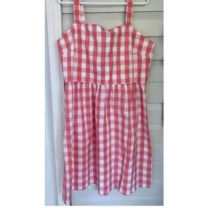 J.Crew Gingham Apron Dress